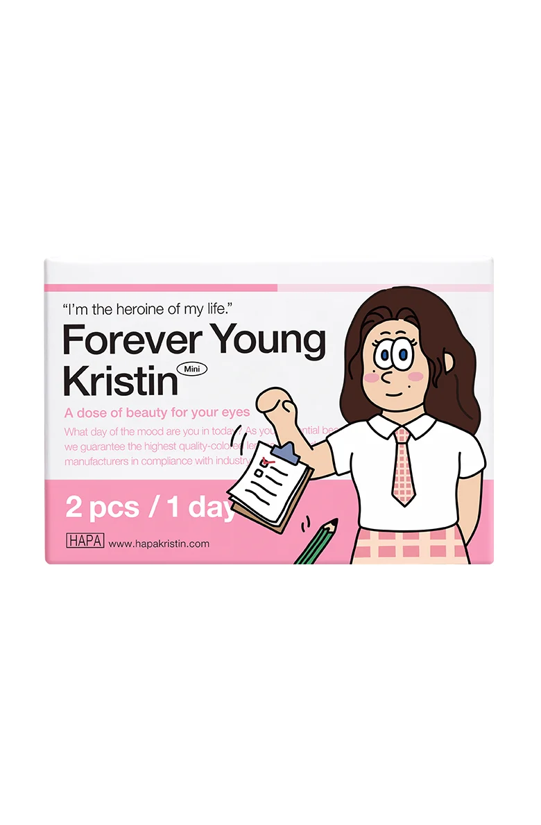 Forever Young Kristin 1Day - Wannabe Brown (2pcs) - Image 3