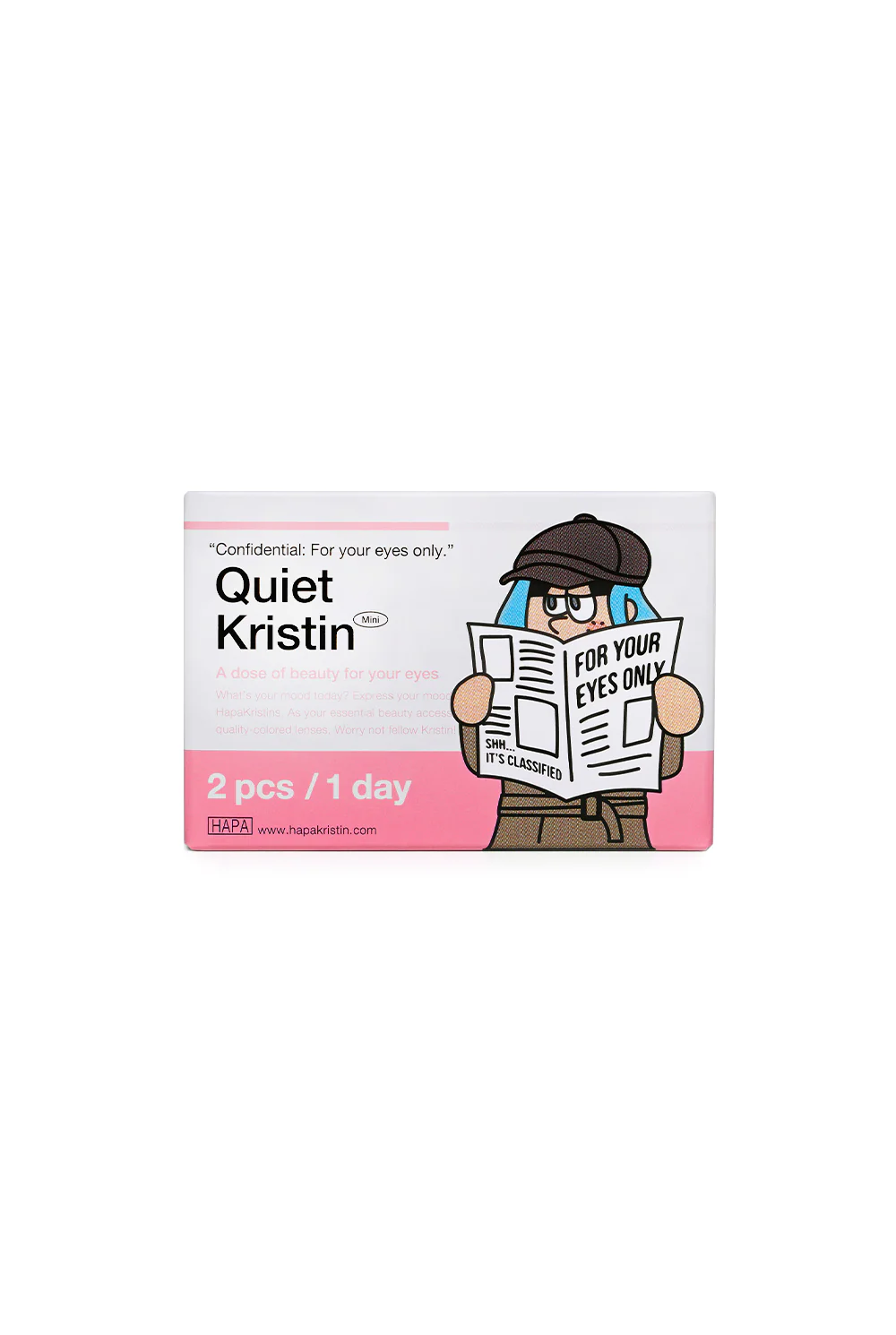 Quiet Kristin 1Day - Glow Brown (2pcs) - Image 3