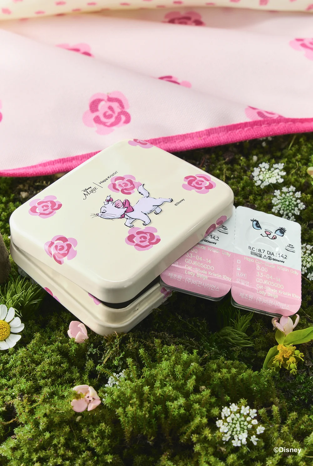 [GIFT] Disney Marie Flower Tin Case - Image 4